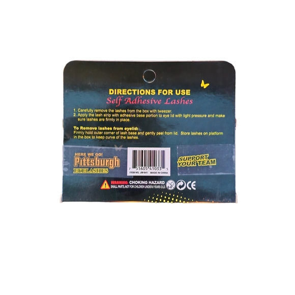 Pittsburgh Fans Eyelashes - Picture 3 of 5